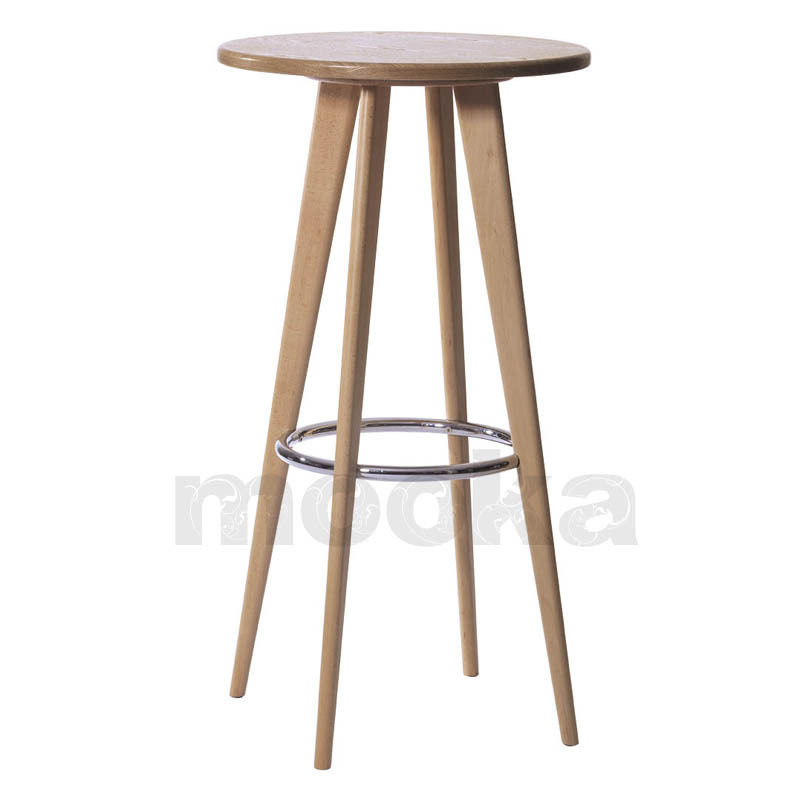 Solid beech wood Bar stool highMOOKA MODERN FURNITURE