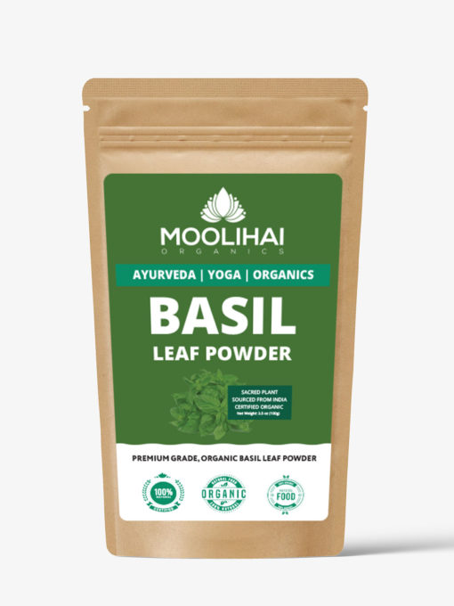 Basil Leaf Powder / Thulasi Ilai Podi / Shyama Tulsi / Gaggera Chettu