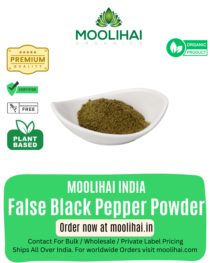 Buy Ayurveda False Black Pepper Powder Vaivilangam Powder Vaividang