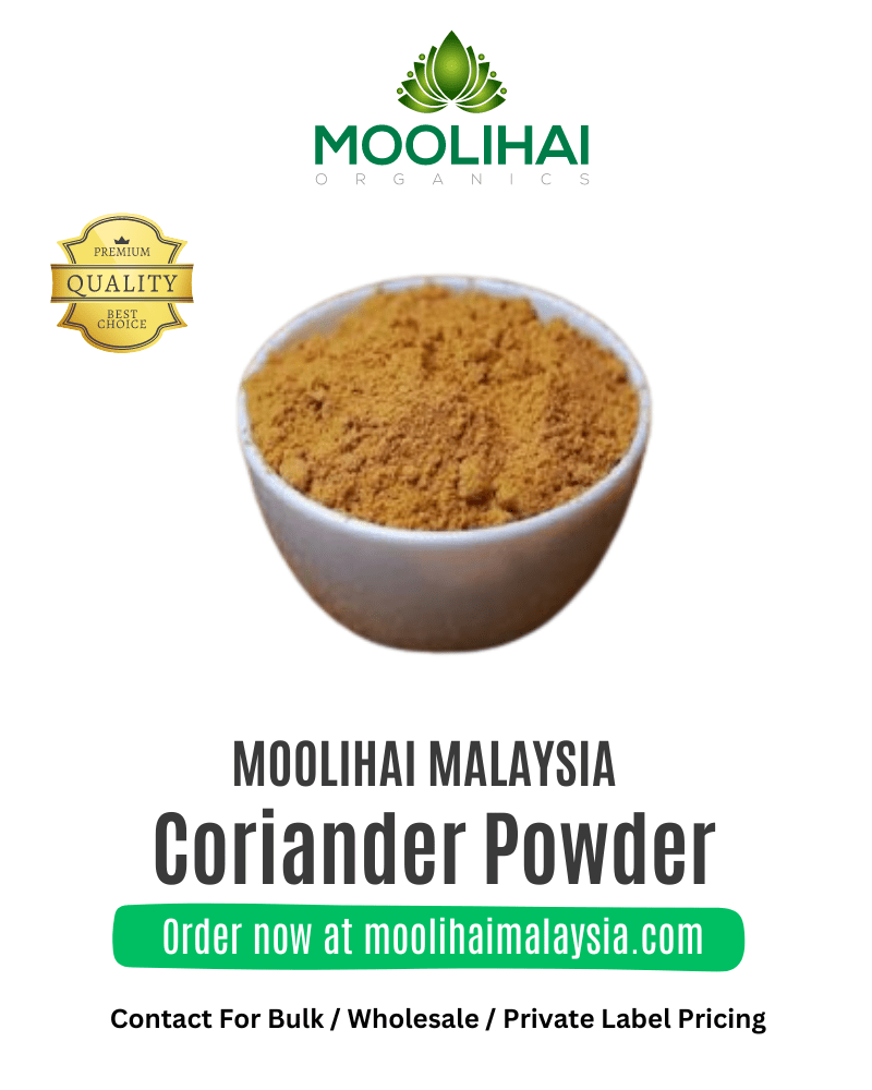 Coriander Powder / Coriandrum Sativum / Daniya Powder Moolihai Malaysia