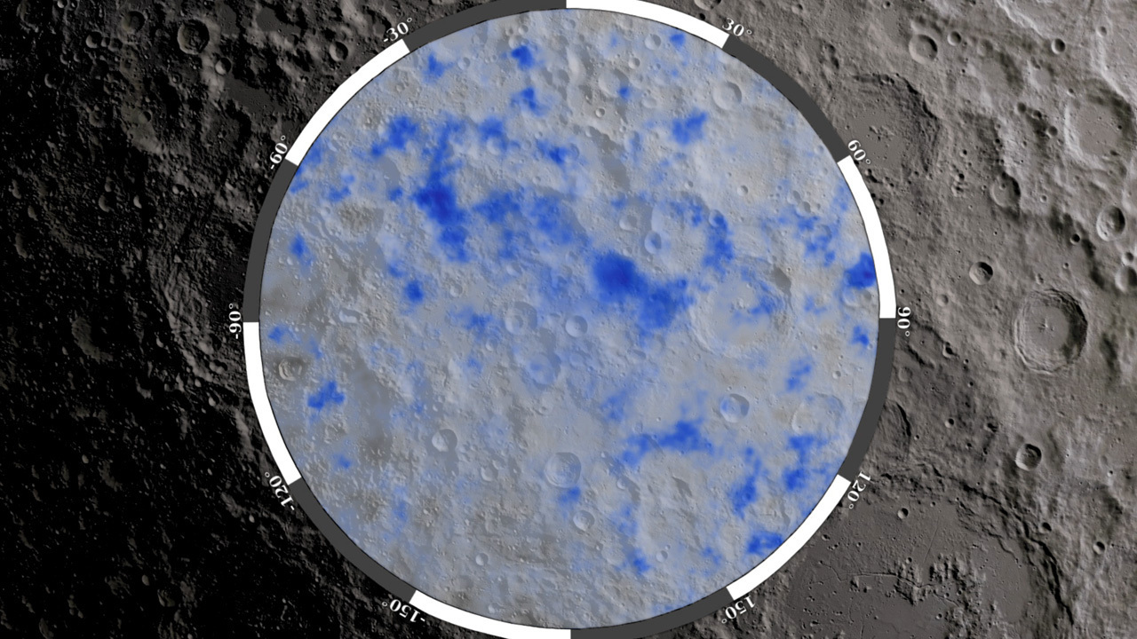 Water & Ices Composition Moon NASA Science