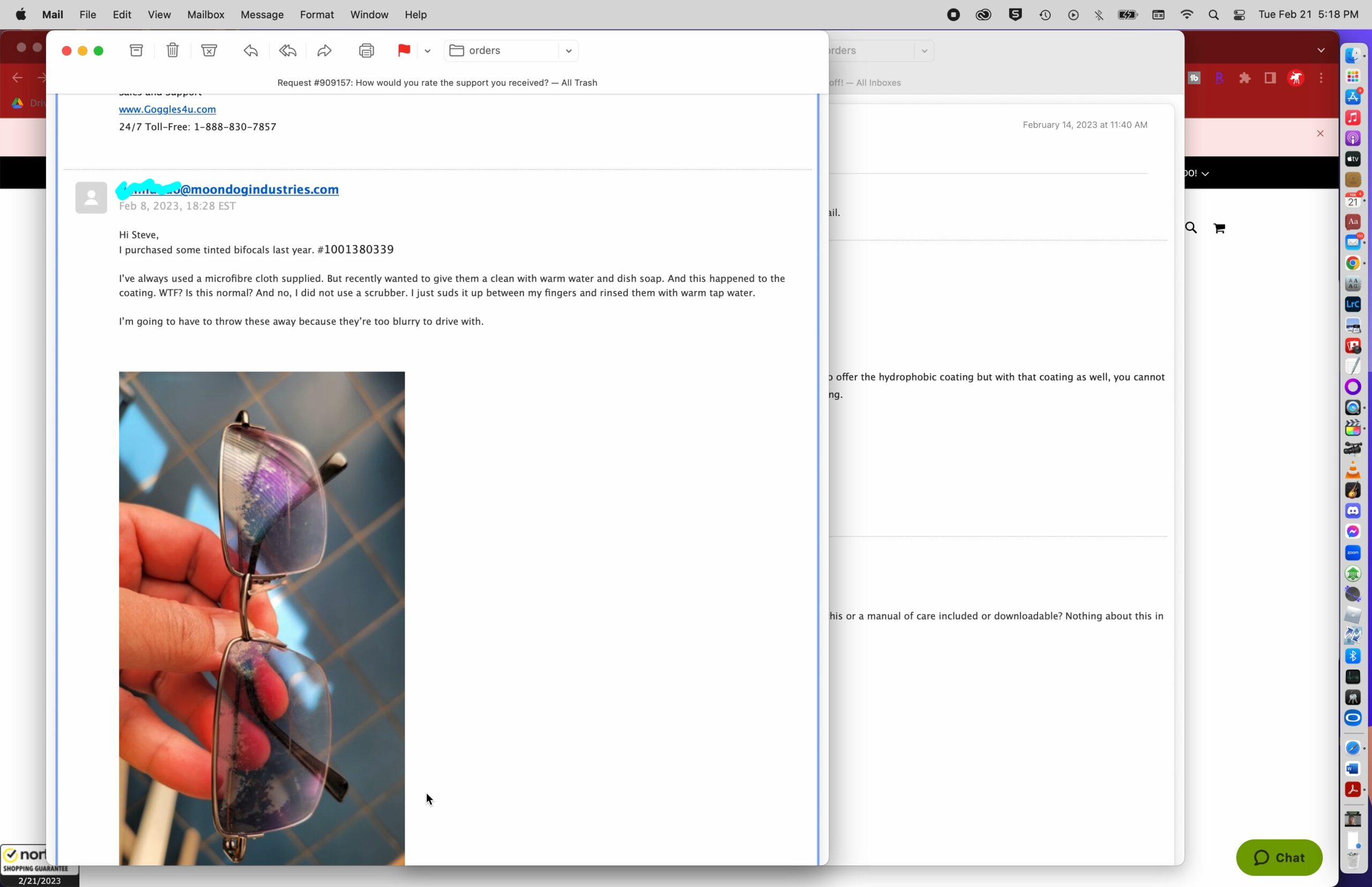Don’t get Goggles4U wet Moondog Industries