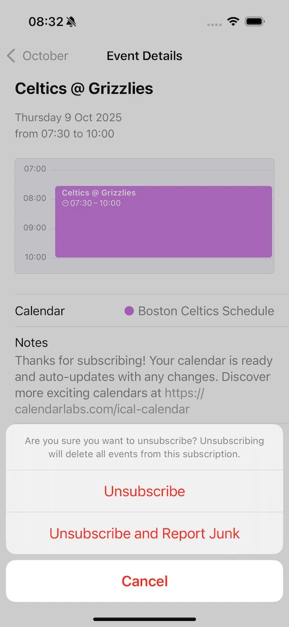 How to remove calendar virus from iPhone and Mac