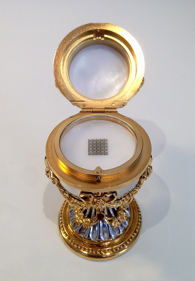 50 Page Lunar Bible Fragment flown to the Lunar Surface Apollo 14