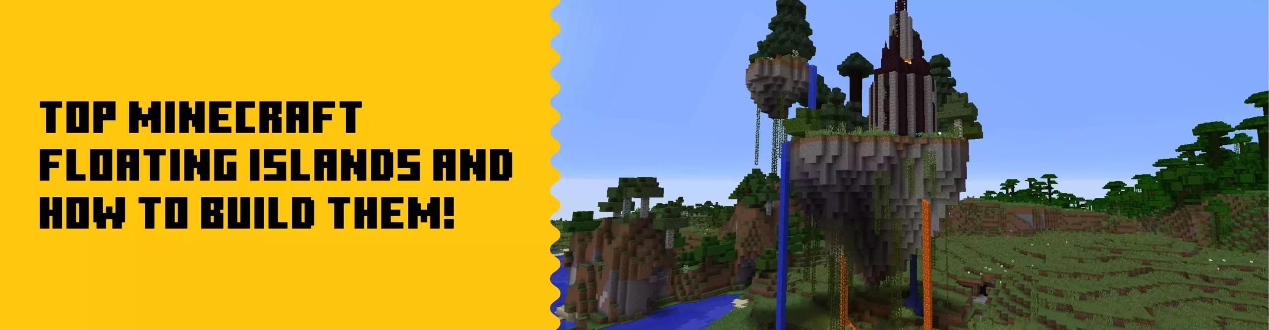 Learn To Build Minecraft Floating Islands
