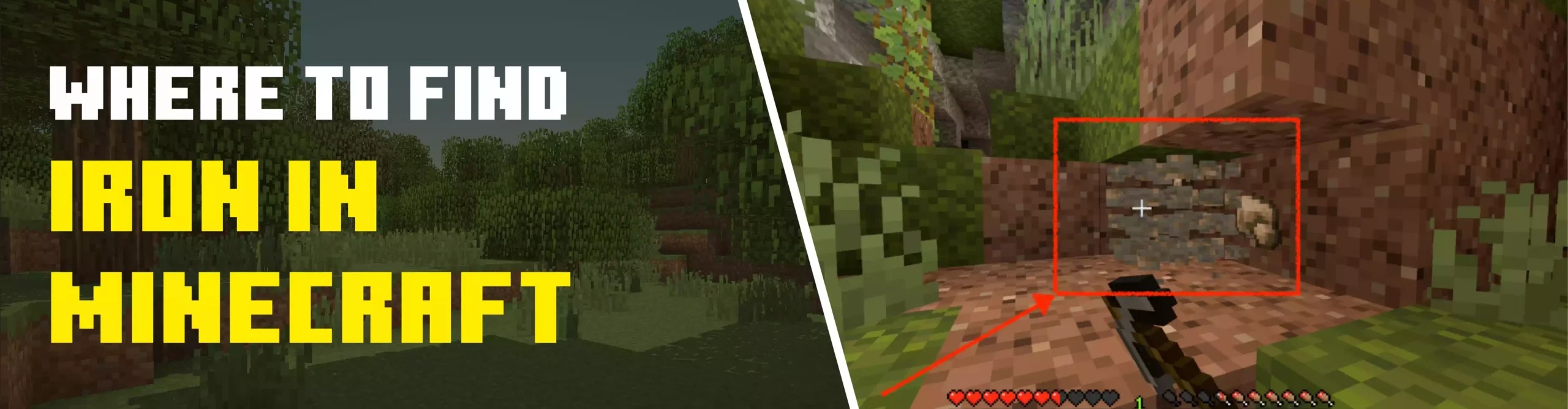 Where To Find Iron in Minecraft [8 Places to Look For]