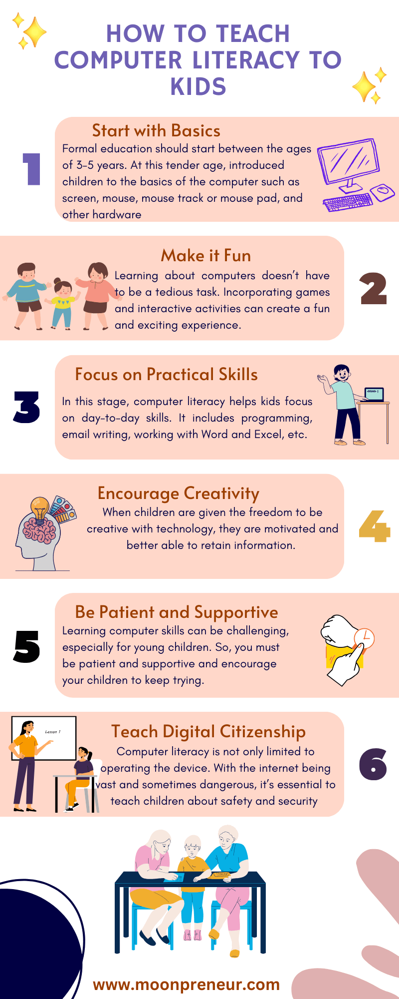 6 Effective Methods for Teaching Computer Literacy to Children