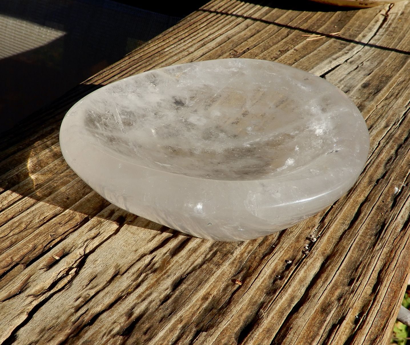Clear Quartz Crystal Bowl MOON SOUL MAGIC