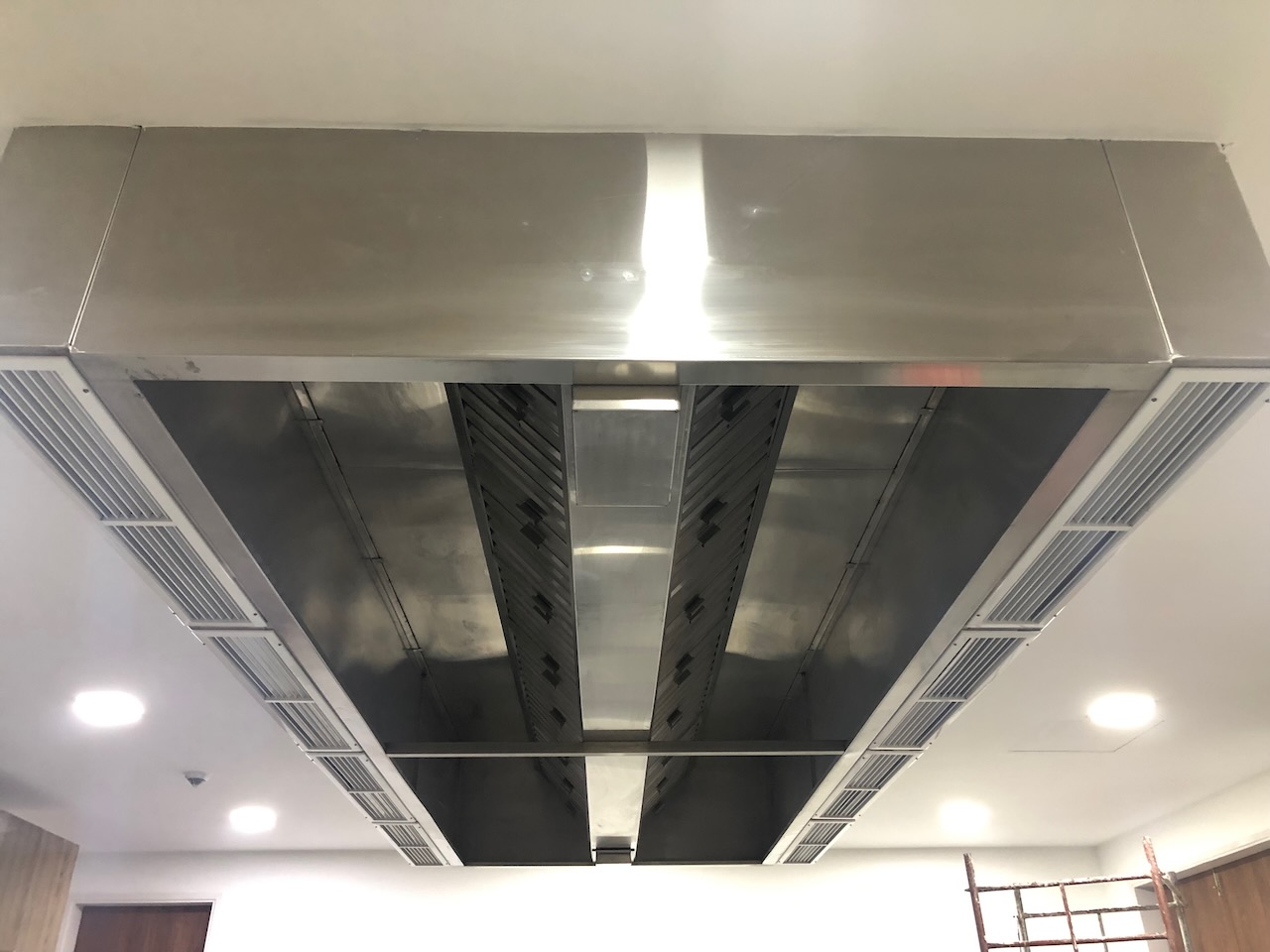 Exhaust Hood Island Type Moon Steel Fabricators