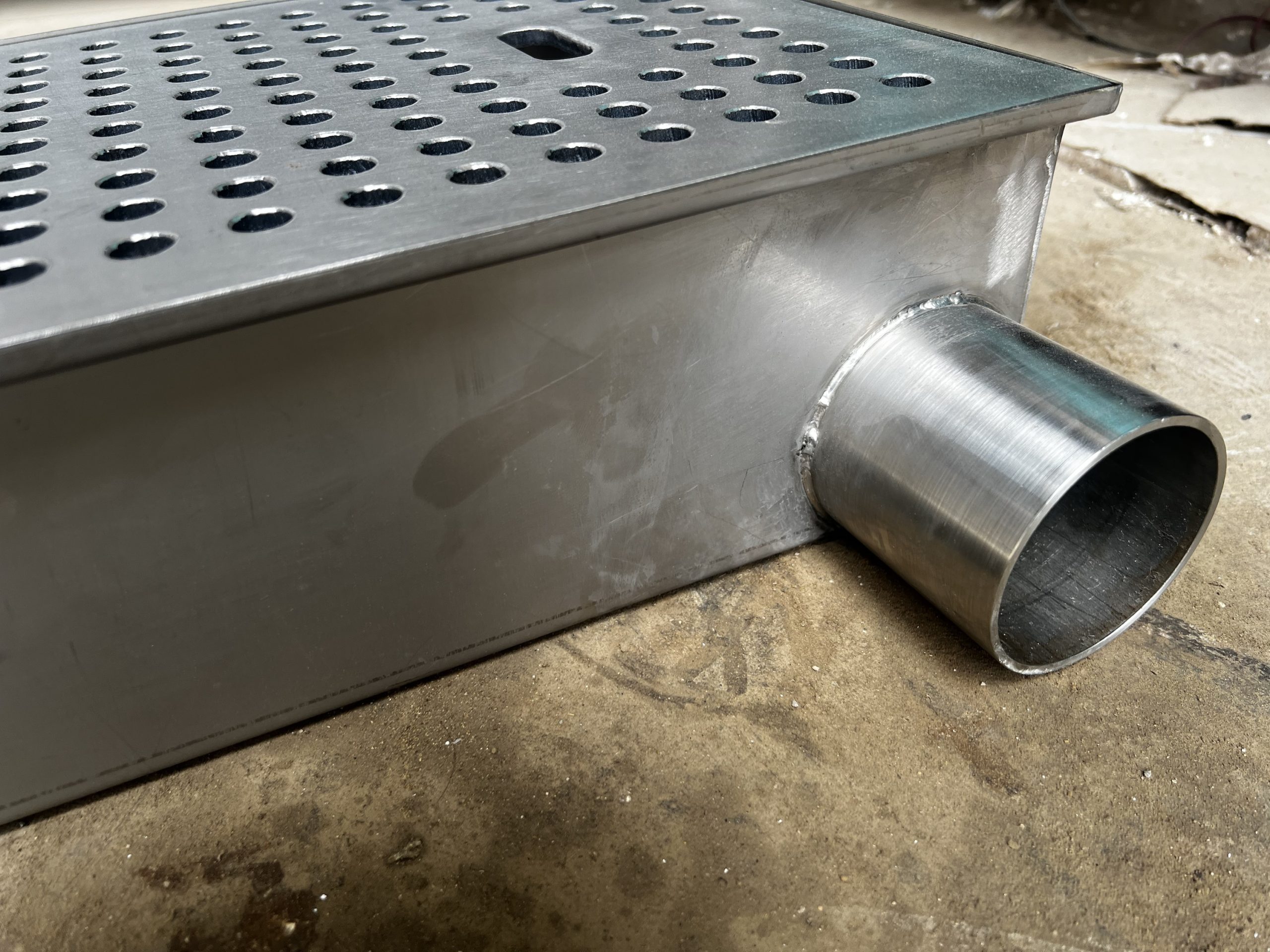 Floor Grating Drain channel Moon Steel Fabricators