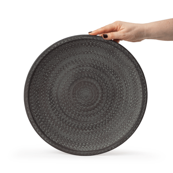 » DECORATIVE PLATE FIESTA NEGRA