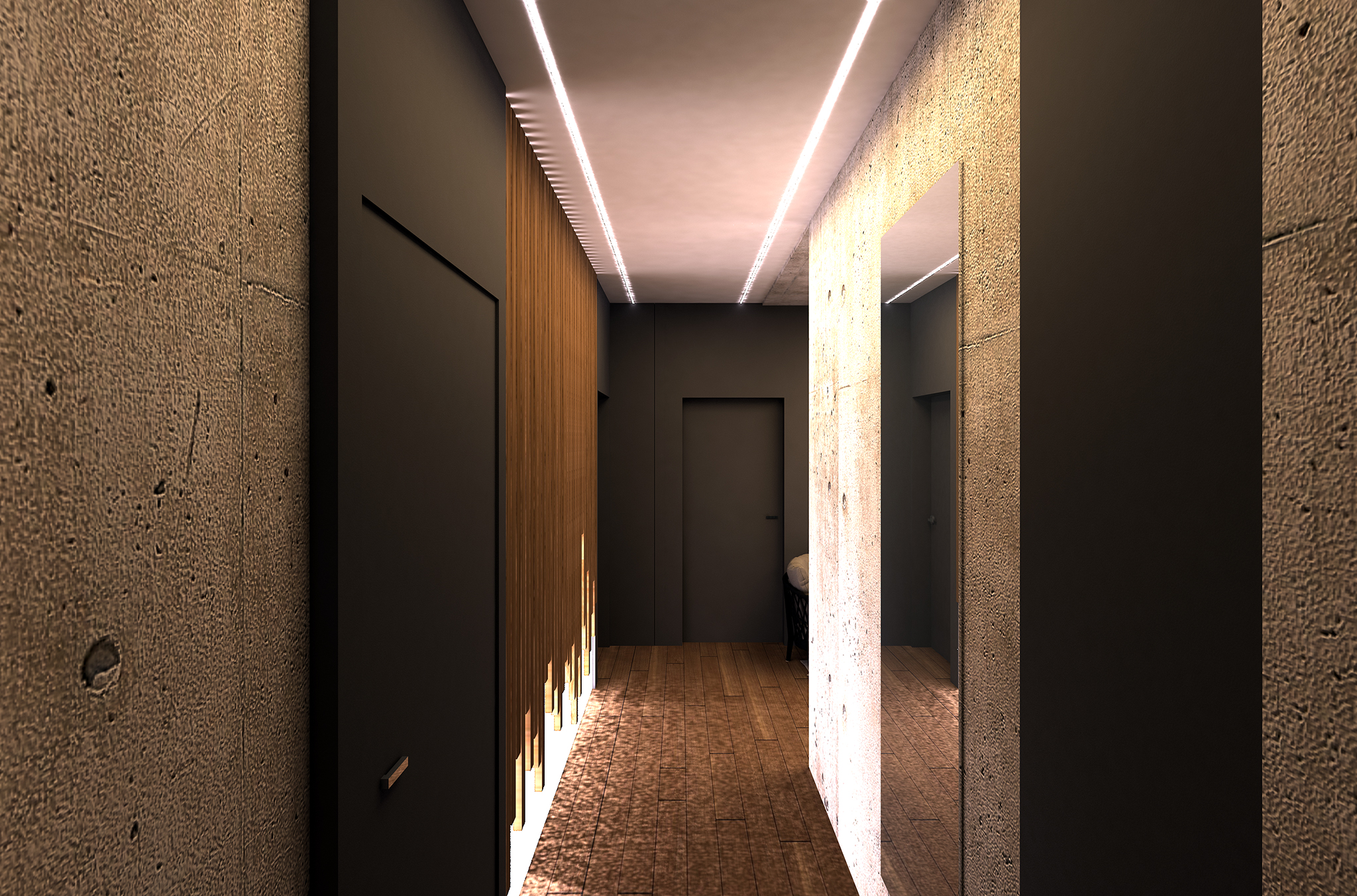 Studio apartment in Wrocław Architectural studio, interior design