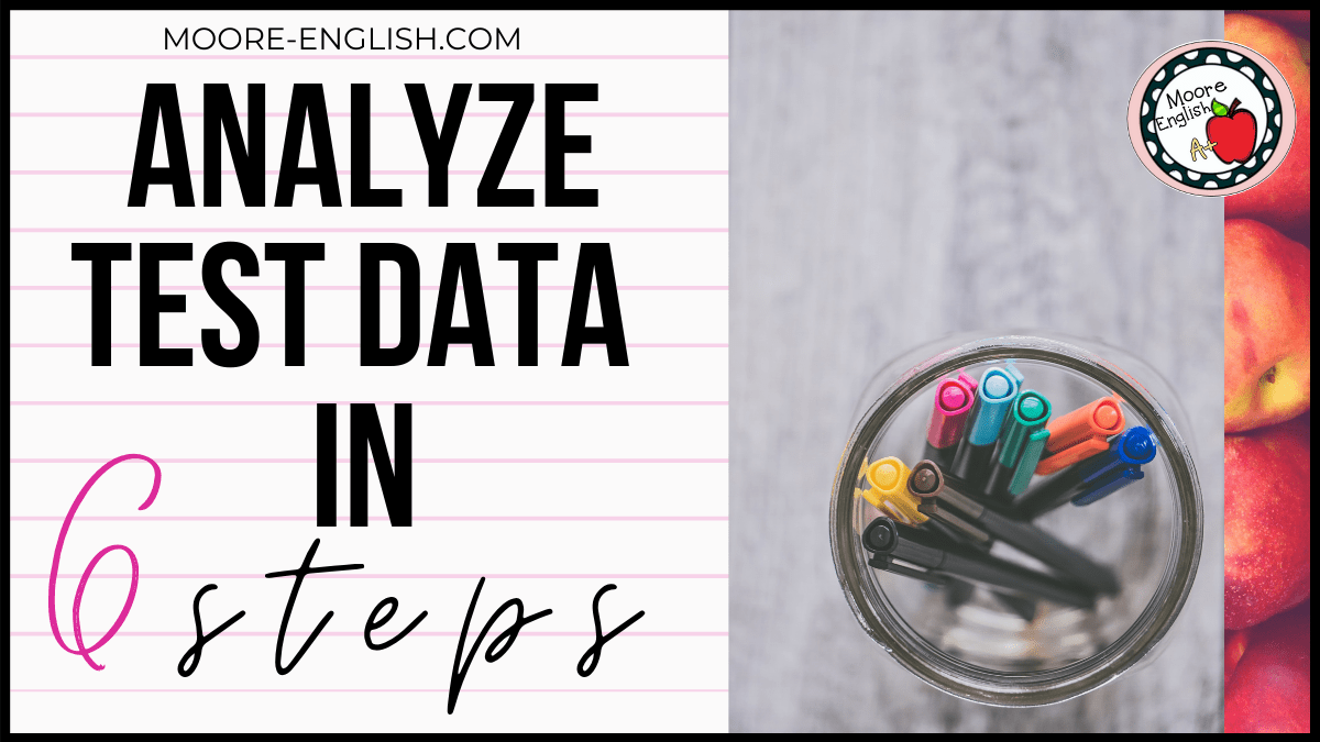 Analyze Test Data in 6 Steps Educational Blog / Moore English
