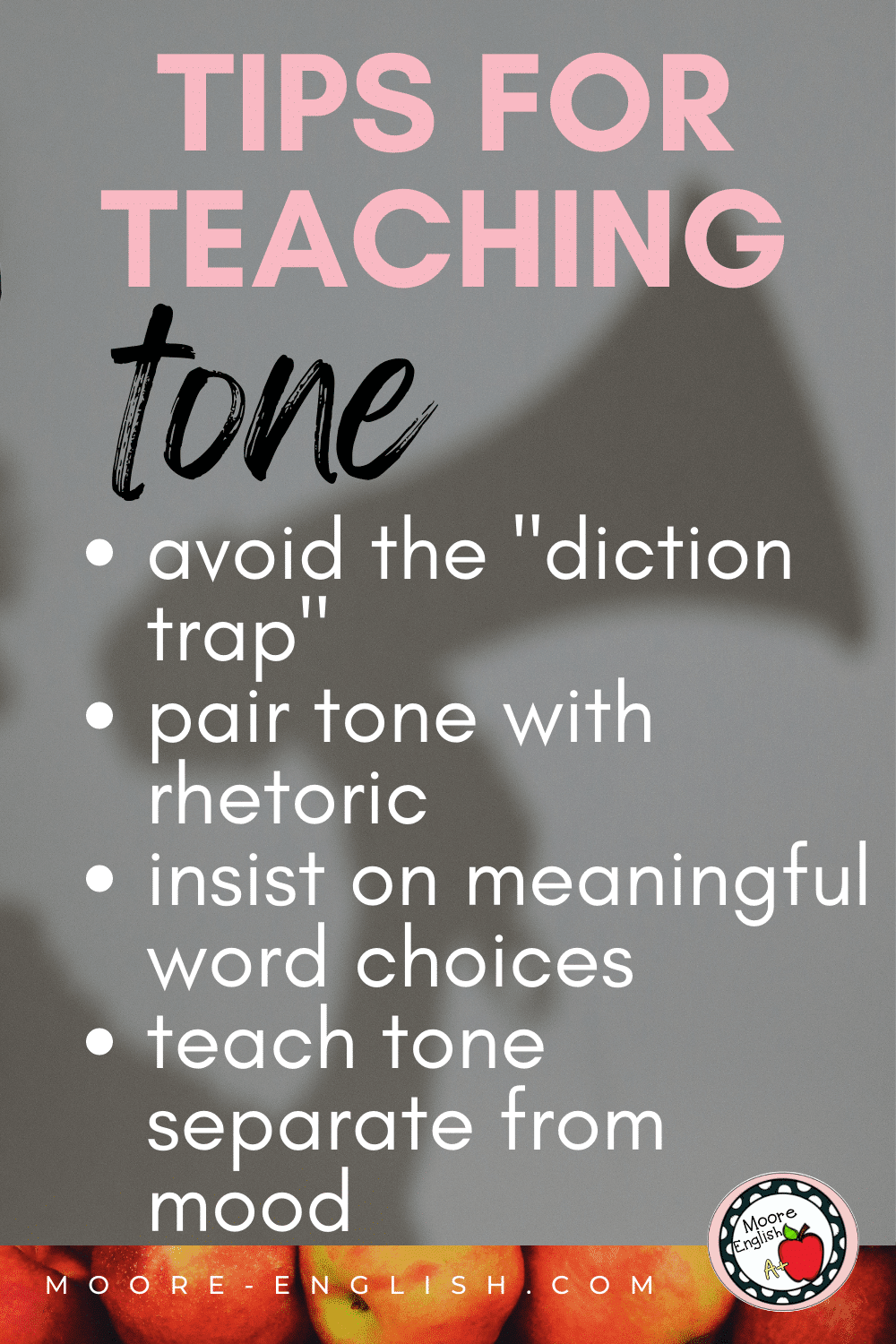 How to Teach Tone in High School ELA / Moore English