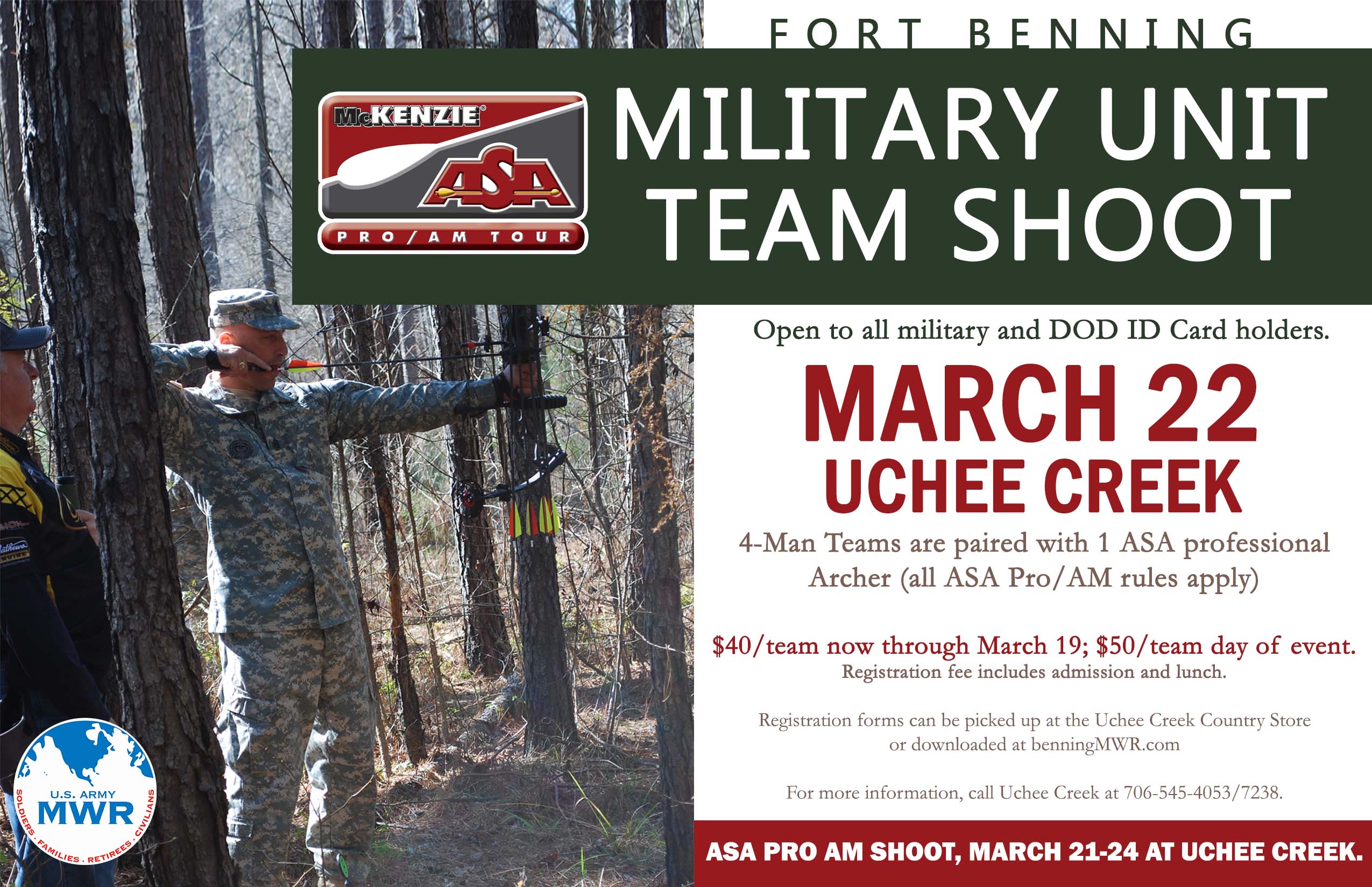 View Event Uchee Creek ASA Archery Competition Ft. Moore US