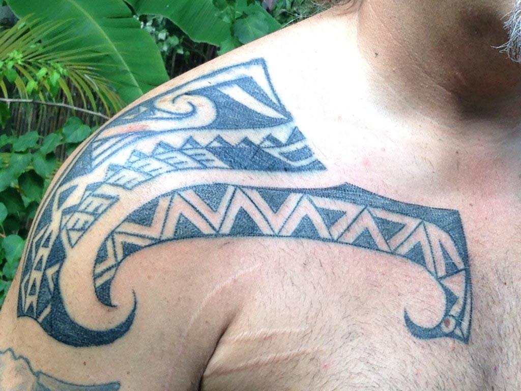 Traditional Tattoo 4 Tahitian Tattoo Artist on Moorea, French Polynesia