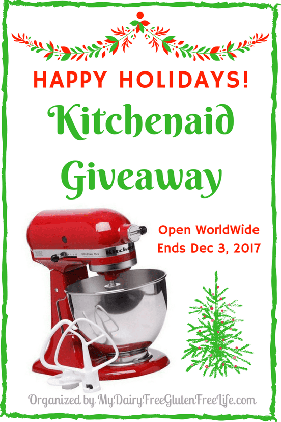 KitchenAid Mixer Holiday Giveaway Moore or Less Cooking