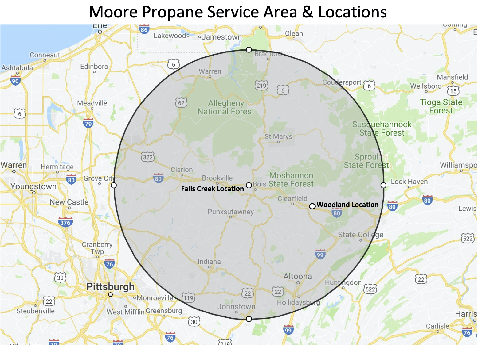 Moore Propane, LLC Moore Propane Woodland, PA