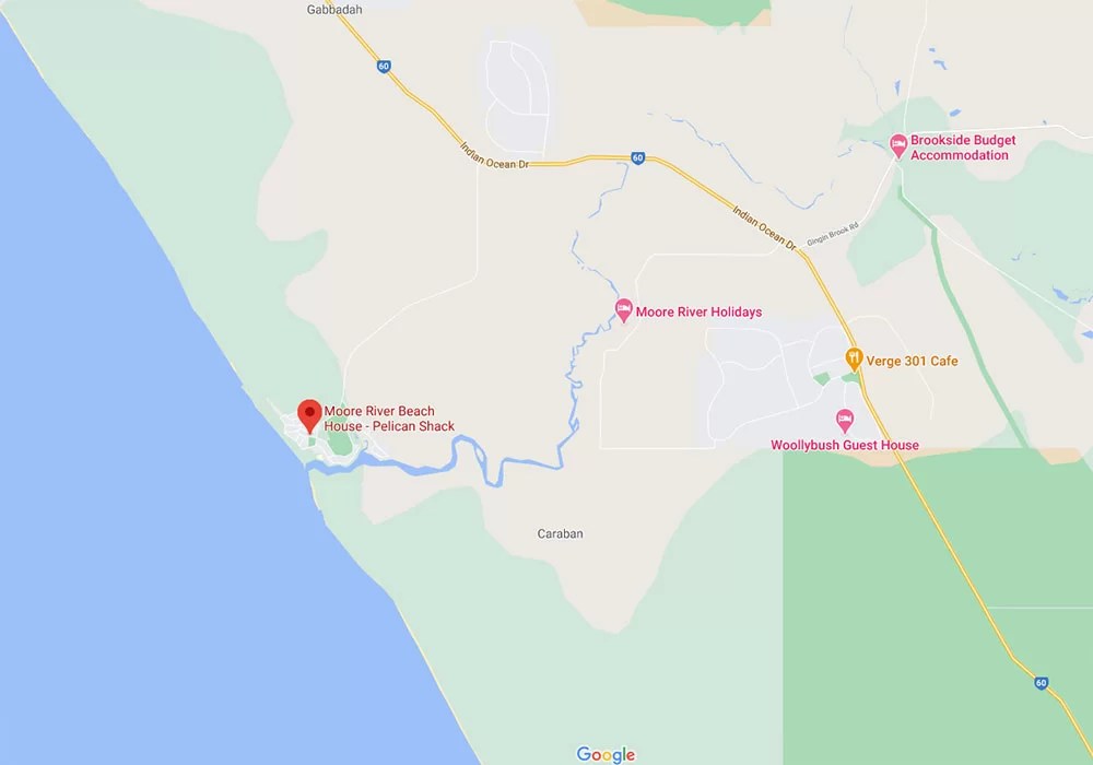 Location Moore River Beach House