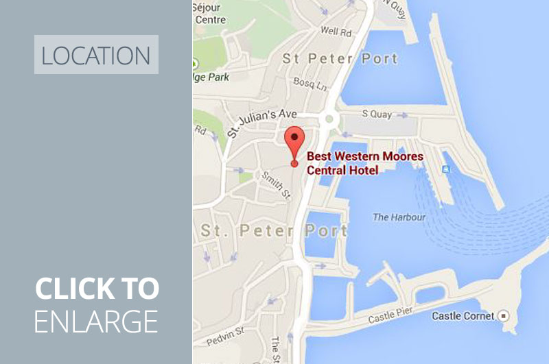 Location Moores Hotel St. Peter Port Guernsey