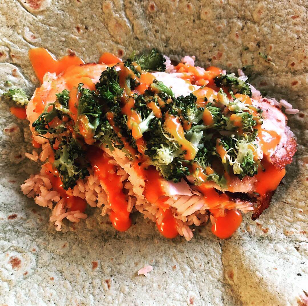 Buffalo Tilapia Protein Wrap Moore’s Marinades