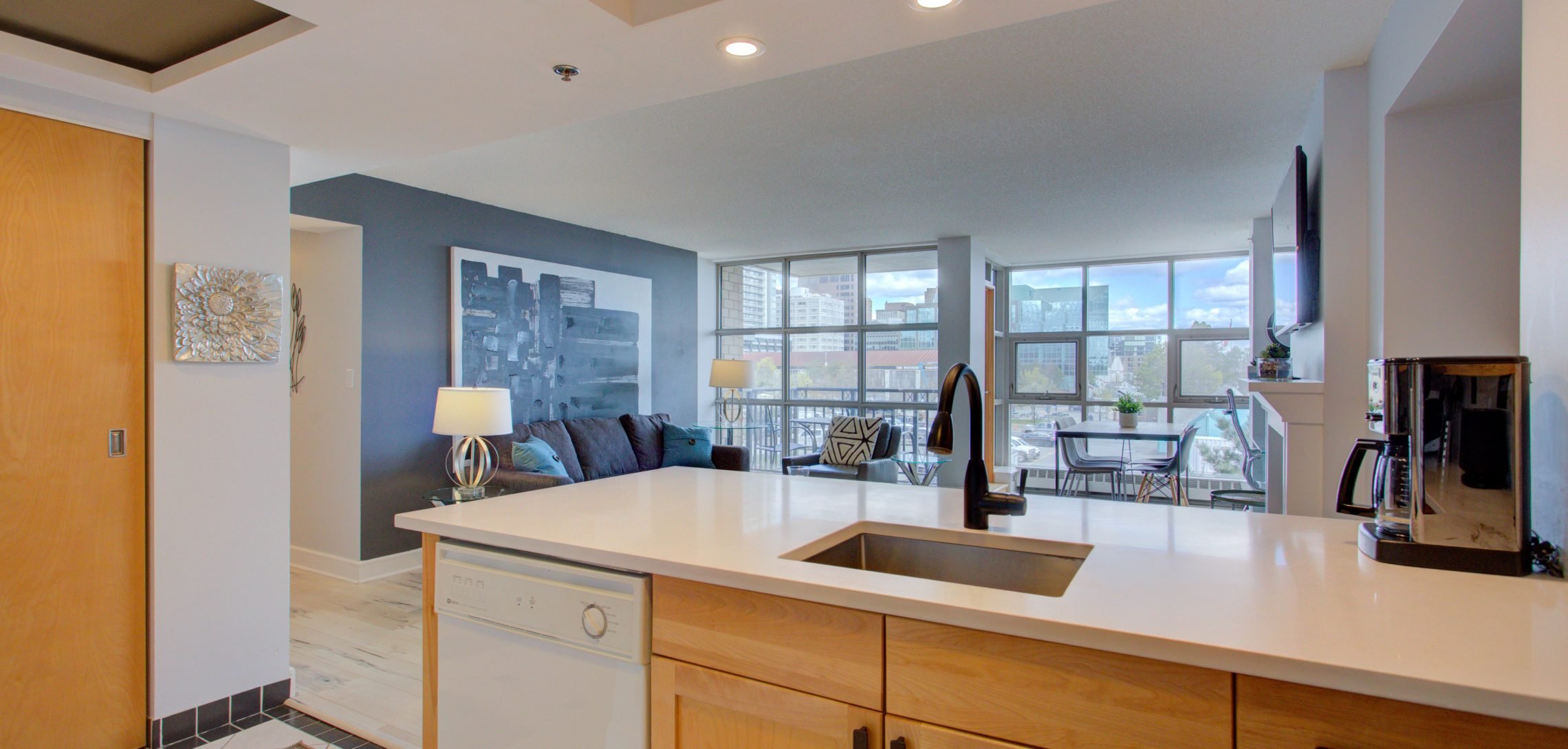 Landing, Unit 309 Moore Suites Furnished Apartments