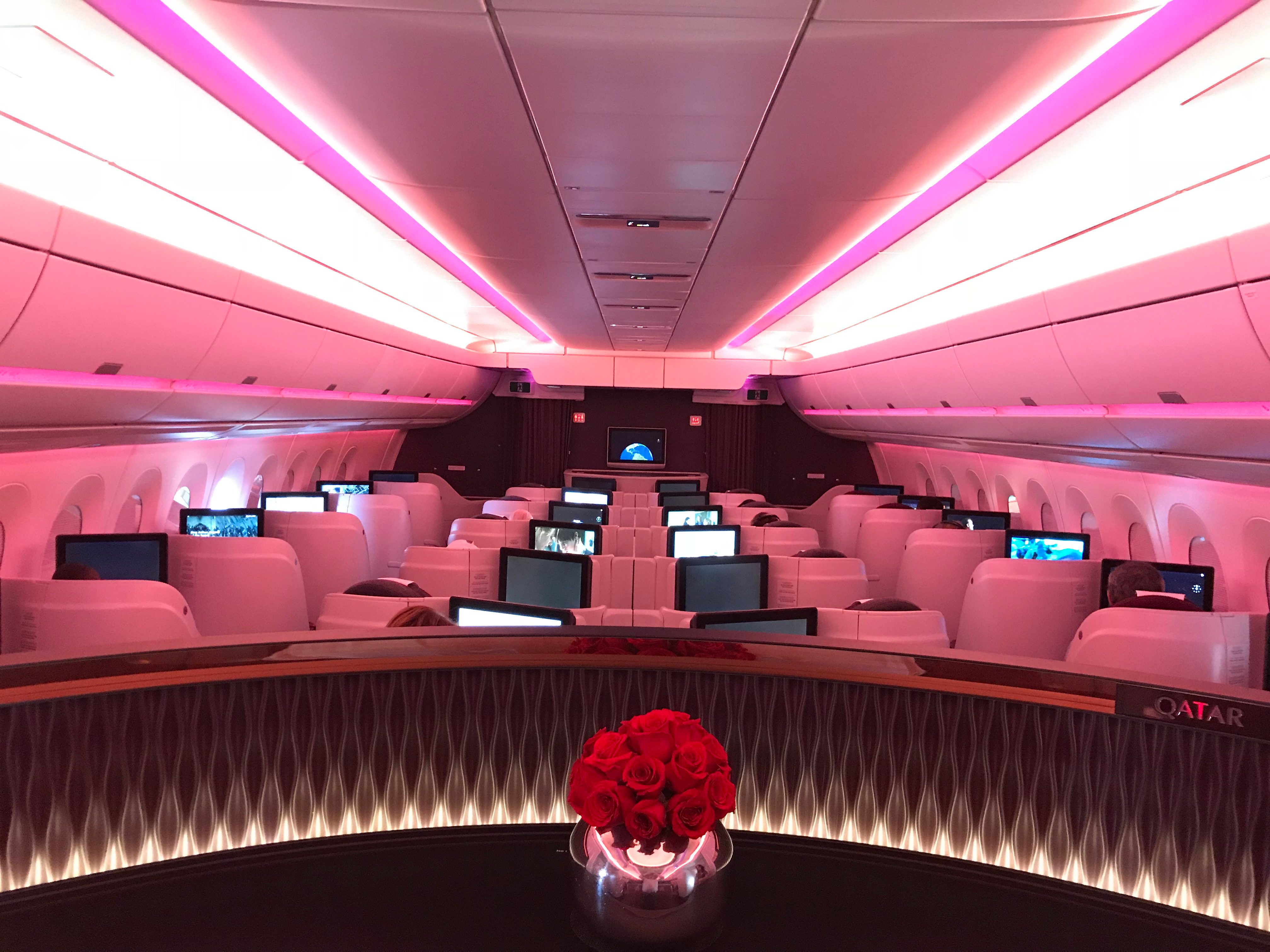 Review Qatar Airways A350 Business Class Doha To New York JFK Moore