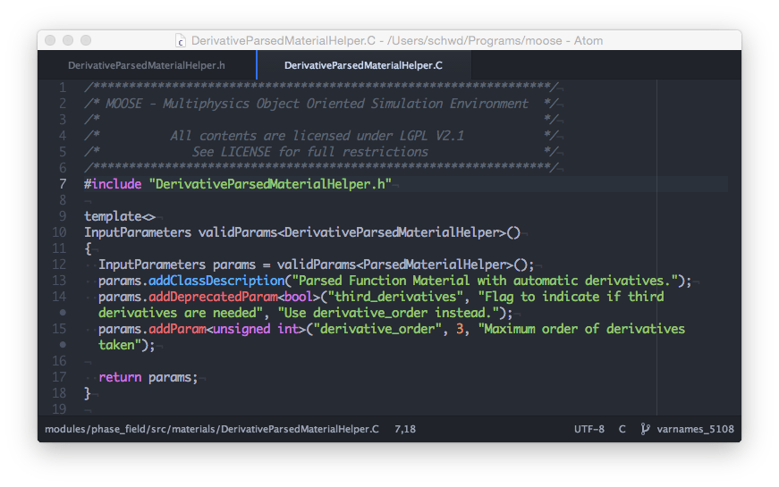 Setup Atom Editor For Moose Moose