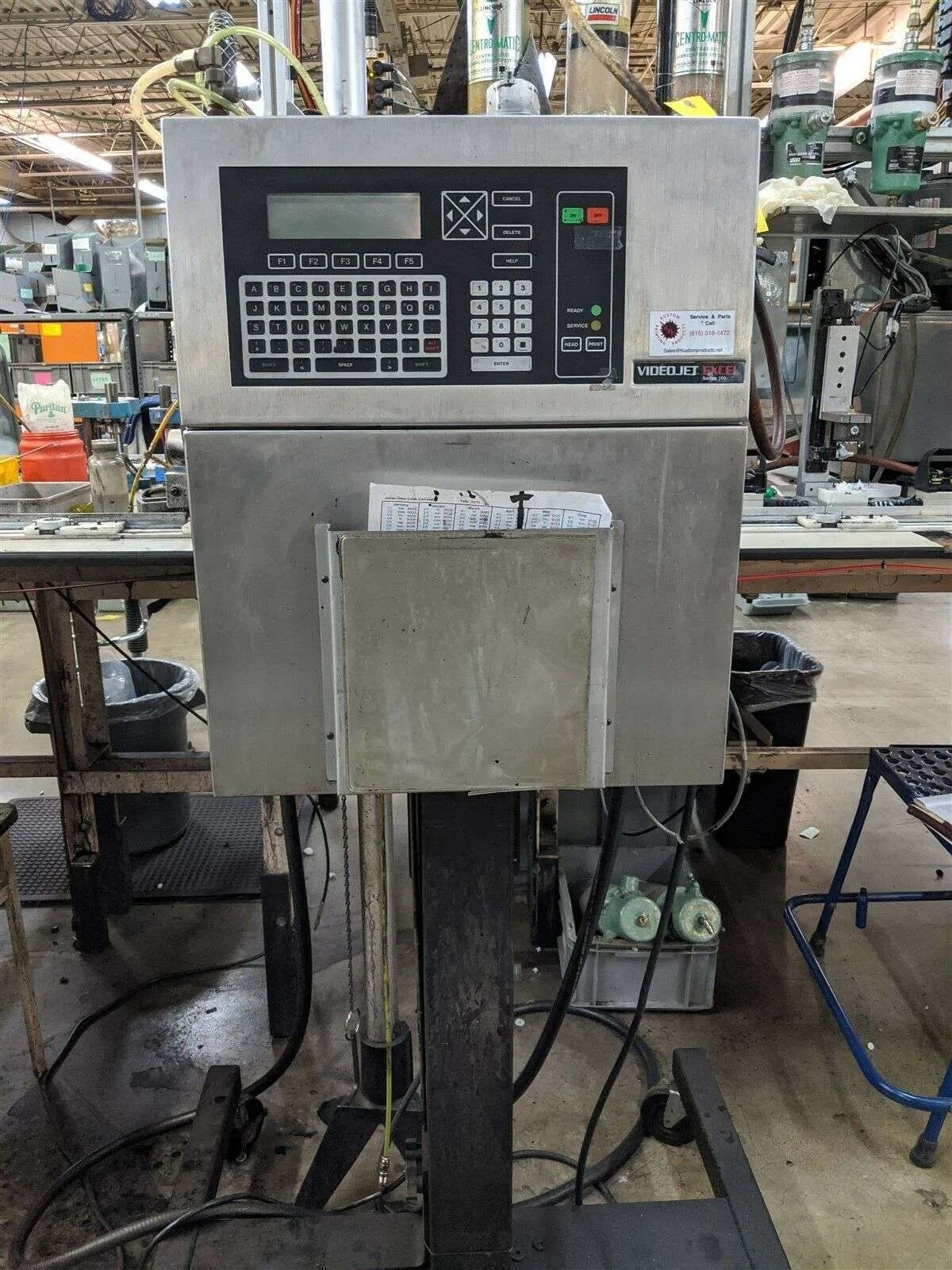 VideoJet Excel/100 Ink Jet Marking Machine Printer Moose A4 Moose Industrial Surplus
