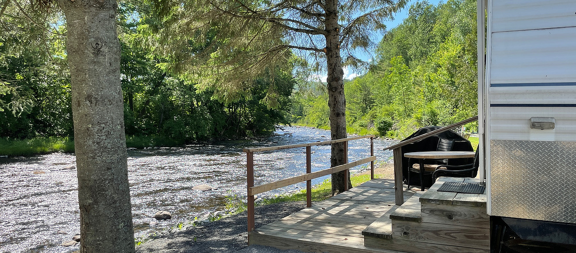 Moose River Campground in Saint Johnsbury Vermont and Northeast Kingdom
