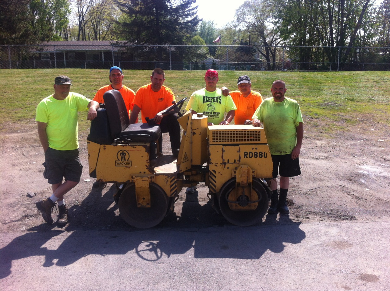 New Paving Equipment Moosic Borough