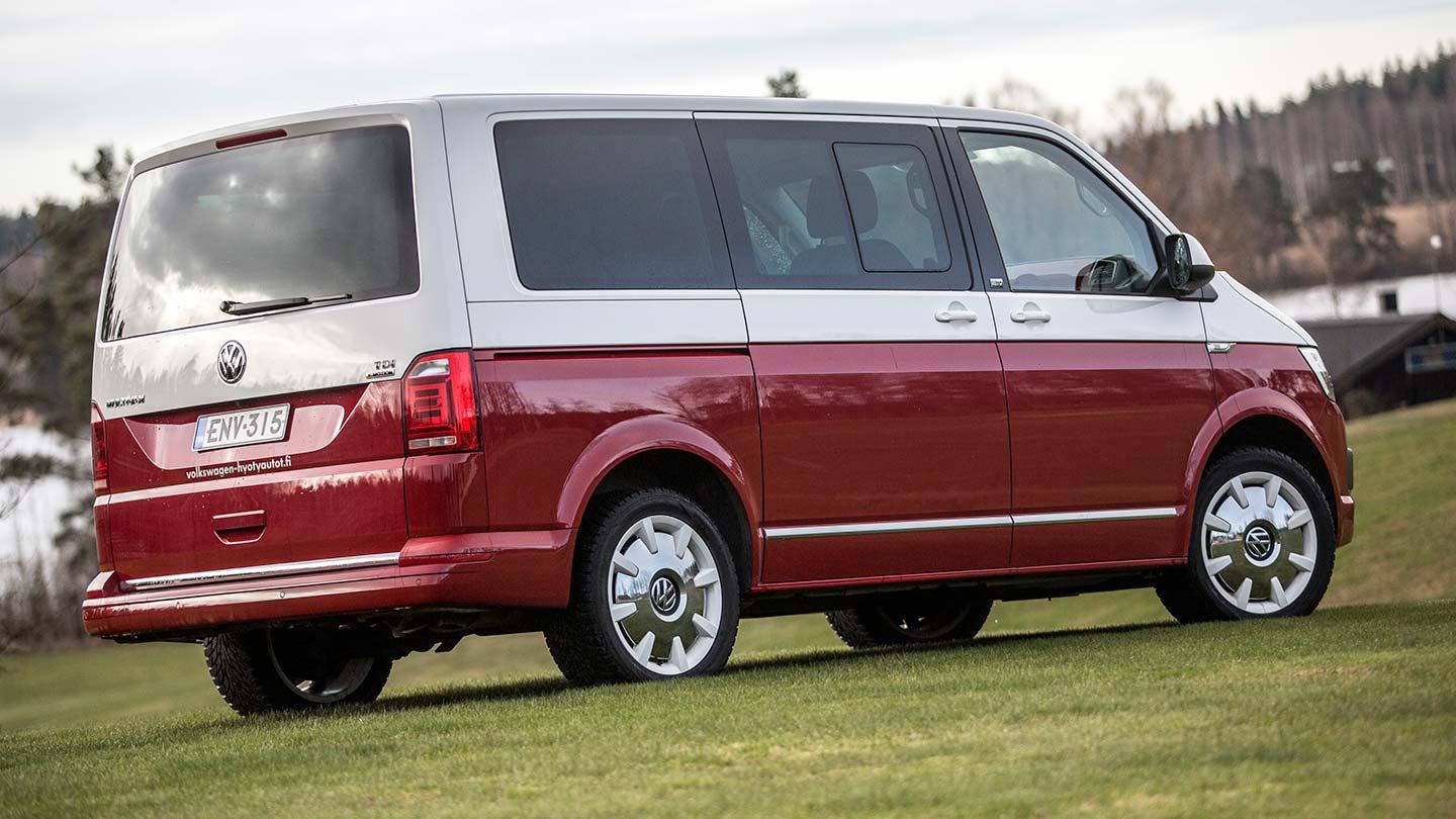 Koeajo suurperheen luksusauto Volkswagen Multivan
