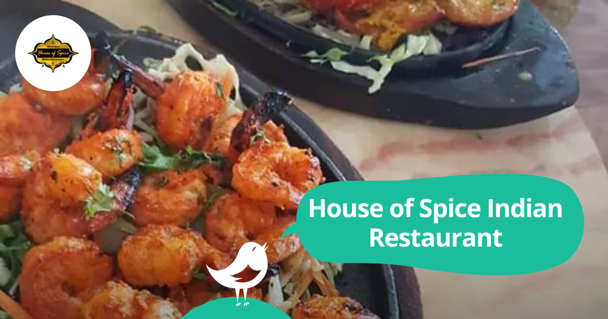 House of Spice Indian Restaurant 50 off the first table of the night