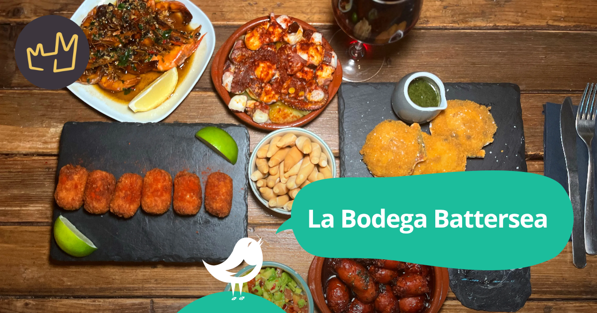 La Bodega de Battersea Spanish 50 off the first table of the night