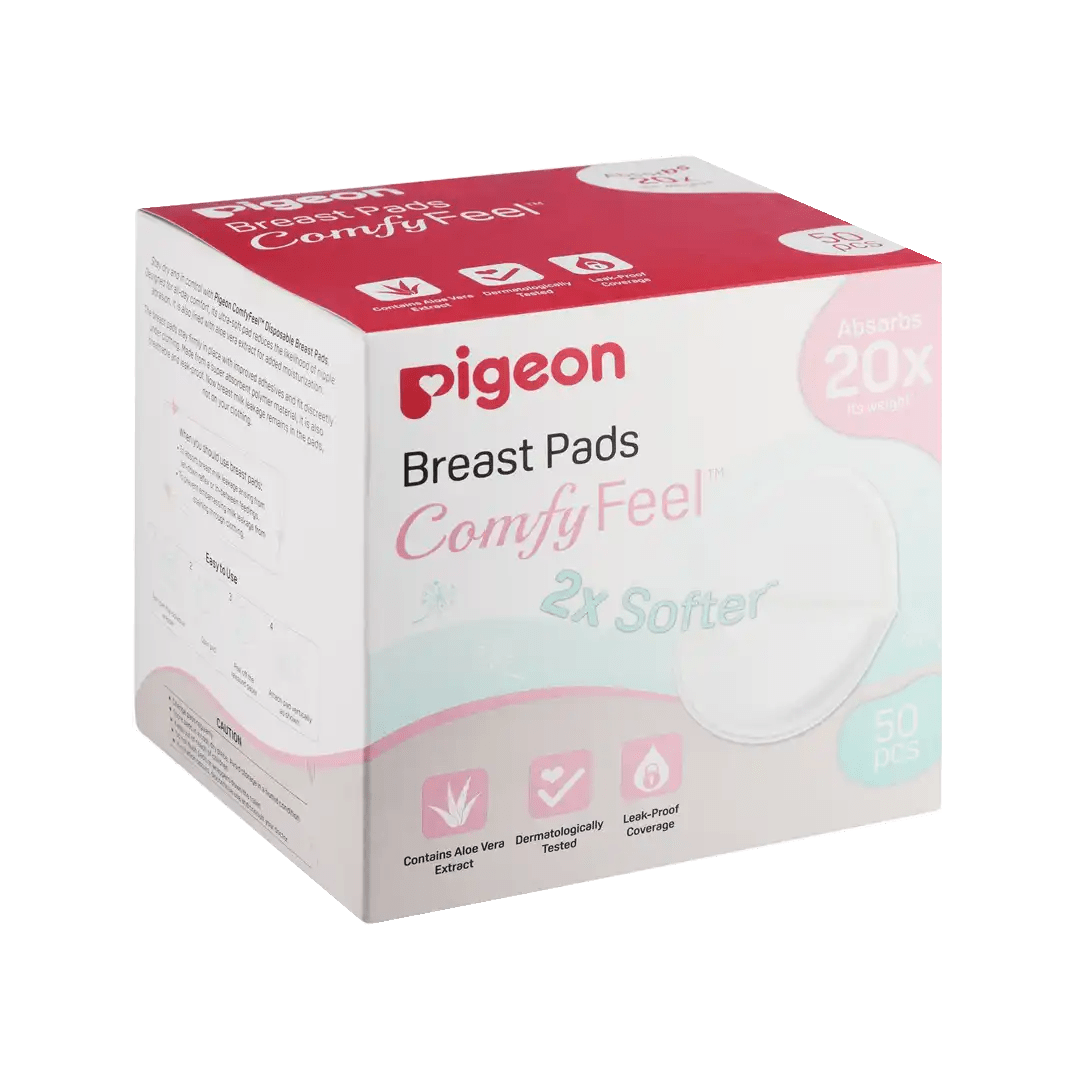 Pigeon Breast Pads Comfy Feel, 50 Pcs