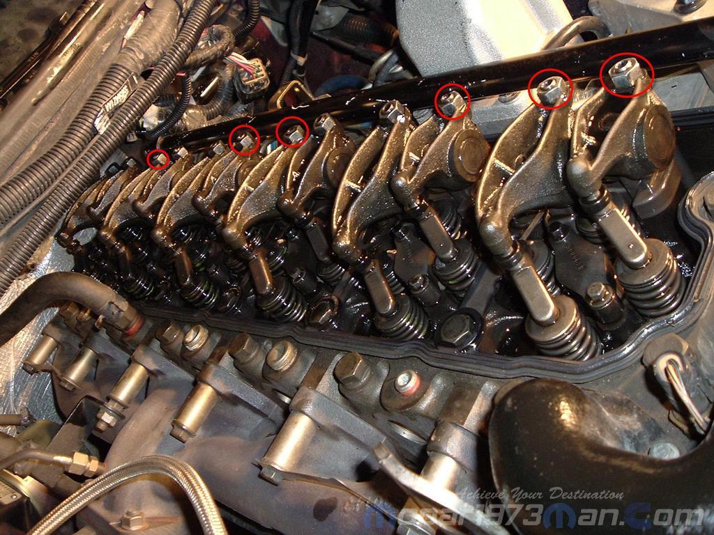 Valve Lash Adjustment - Engine