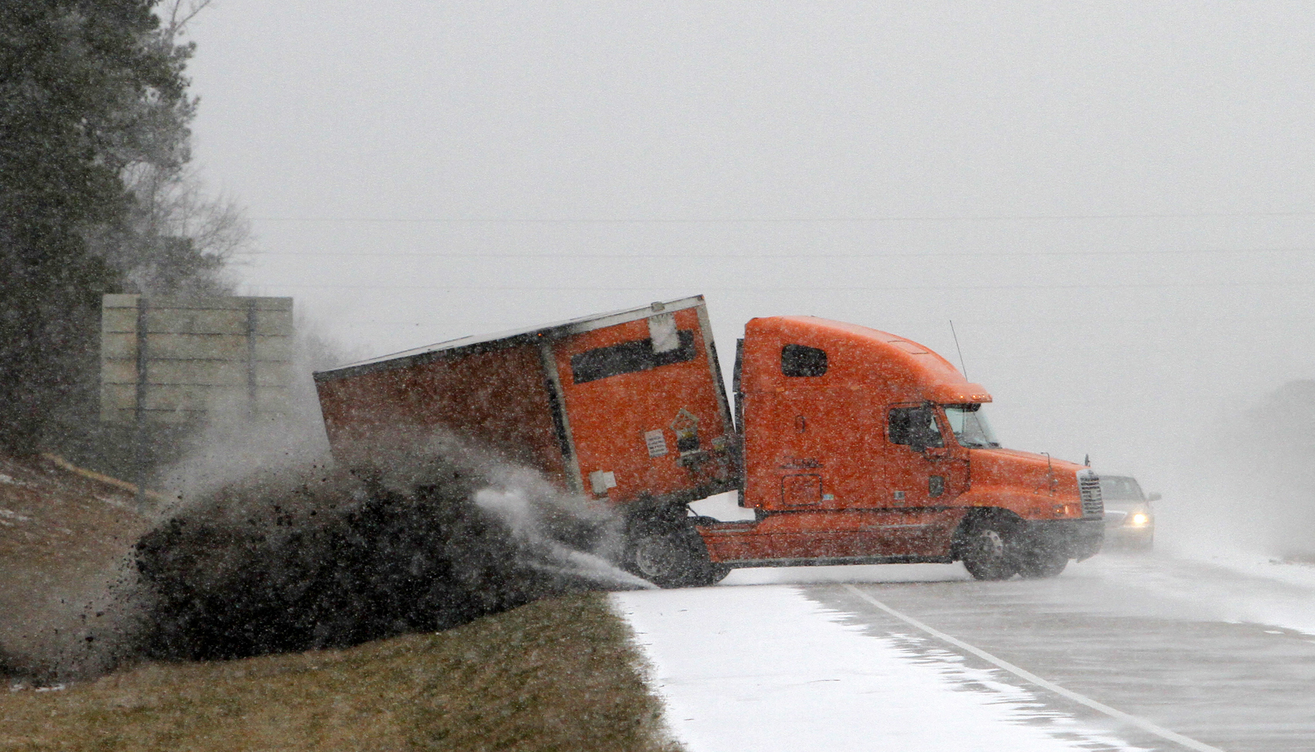 White Challenger Avoids Winter Wreck in Clanton, Alabama Mopar Blog