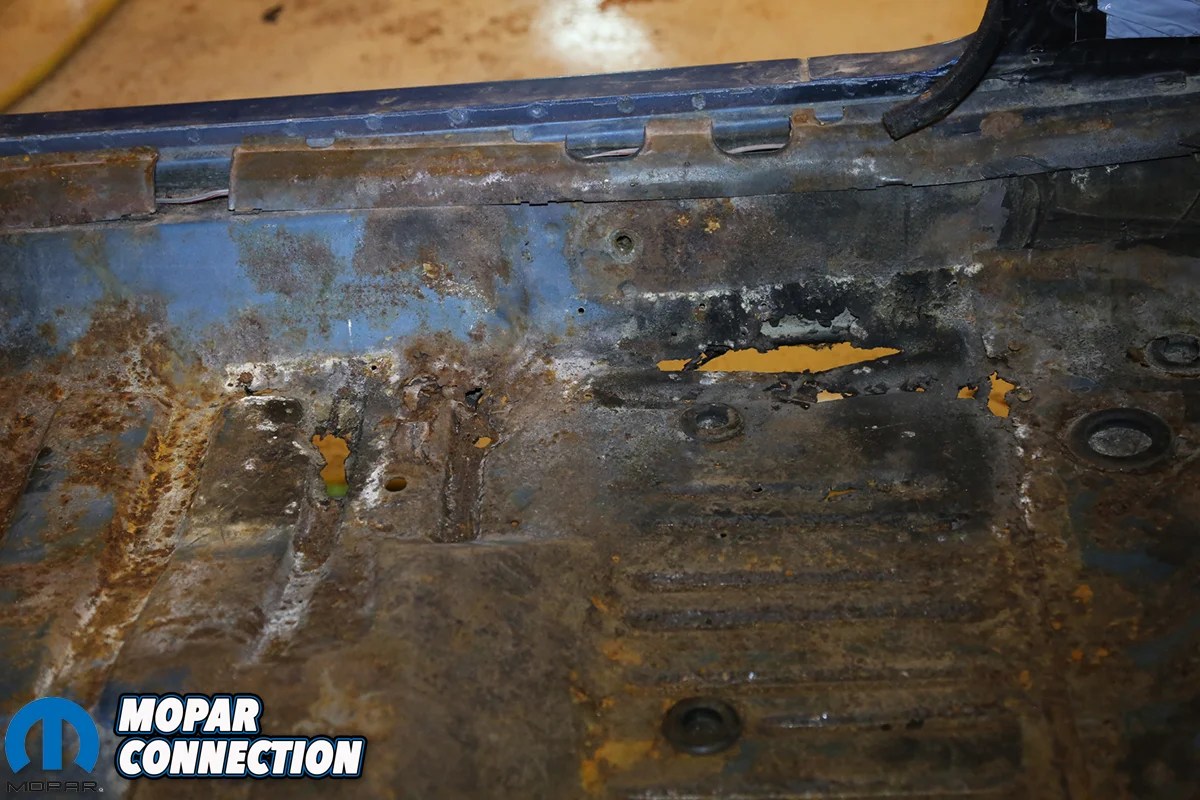 Gallery Patching Floor Pans In a BBody Made Easy Mopar Connection