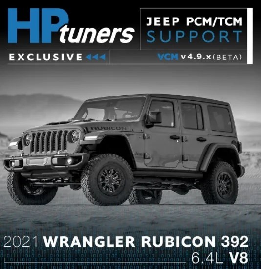 HP Tuners Announces Tuning Support for 2021 Jeep Wrangler 392 Mopar Connection Magazine A