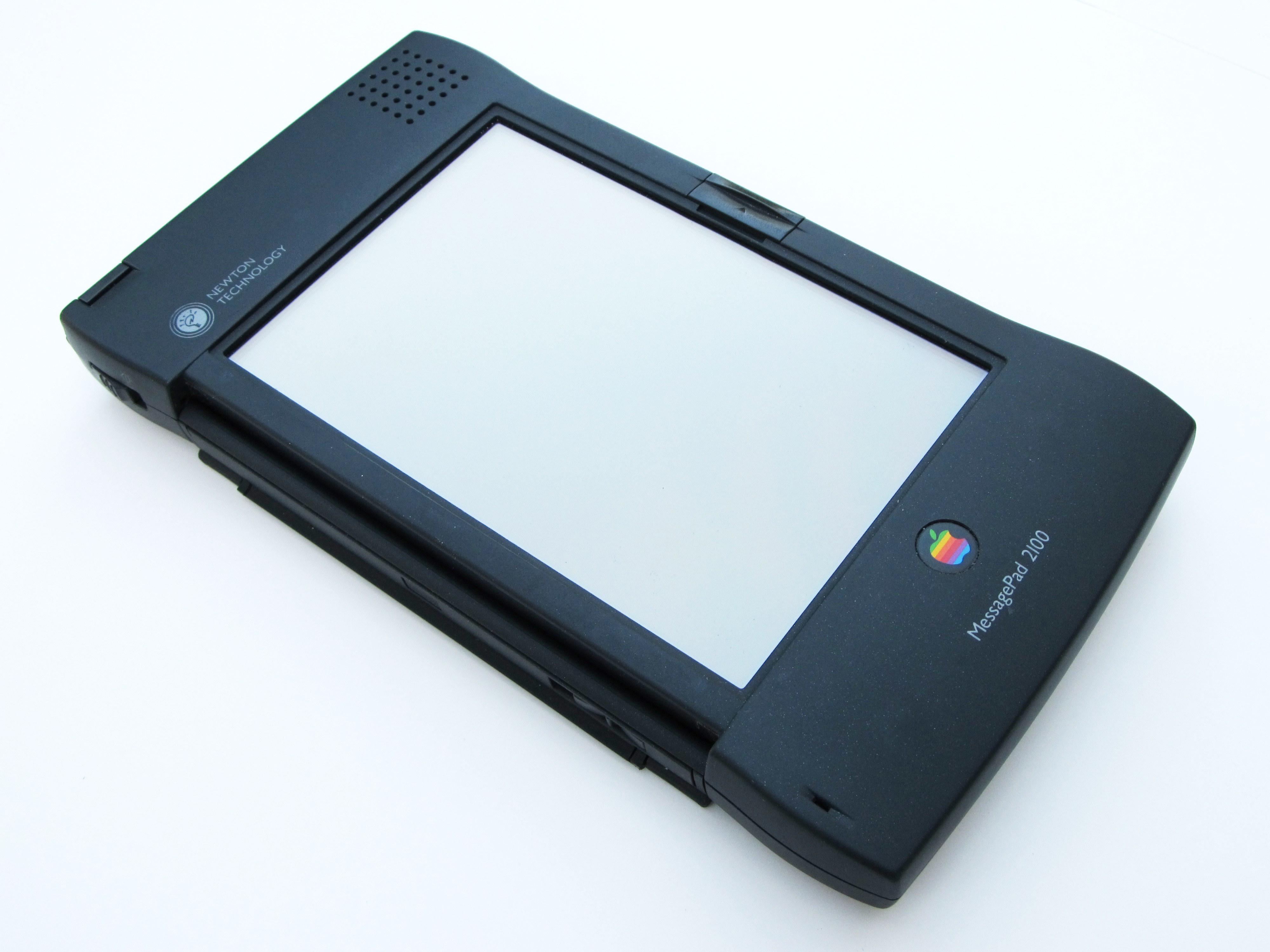 Apple Newton 2100 with cover open