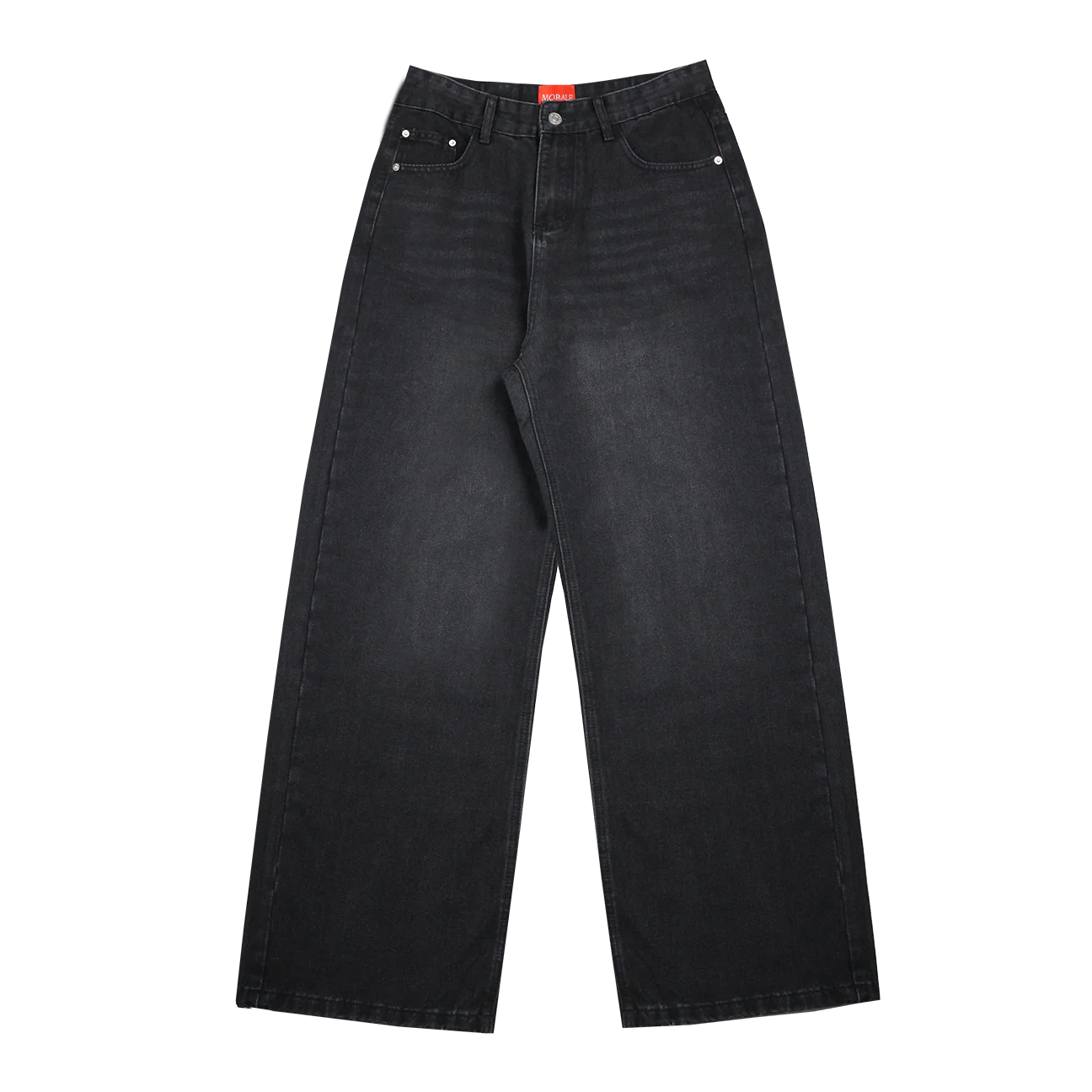 BLACK BAGGY JEANS MORALE