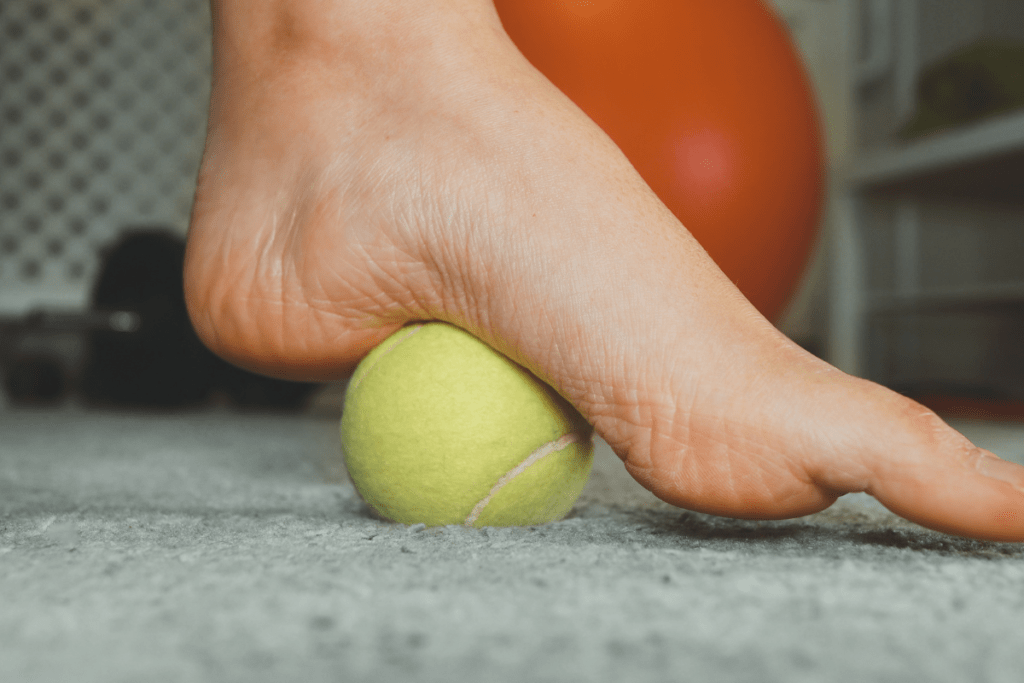 Treat Yourself to Relaxation The Gift of a Tennis Ball Foot Massage