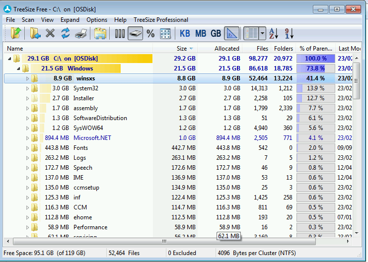 How to Reduce winsxs Folder Size on Windows 7 Computer Stuff