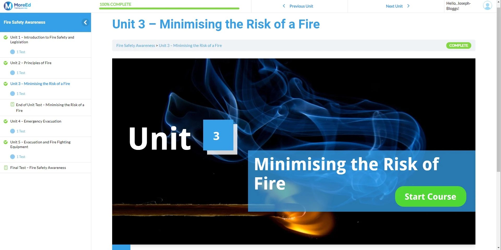 Fire Safety Awareness Training Your Way With MoreCPD