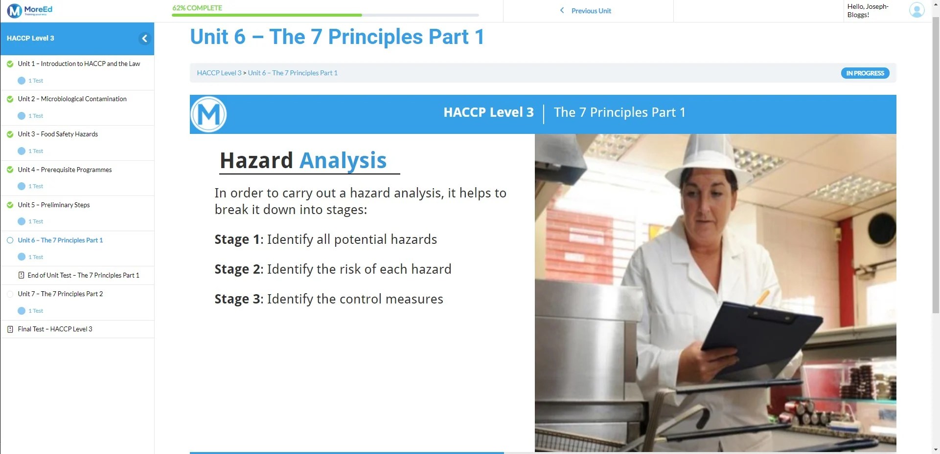 HACCP Level 3 MoreCPD