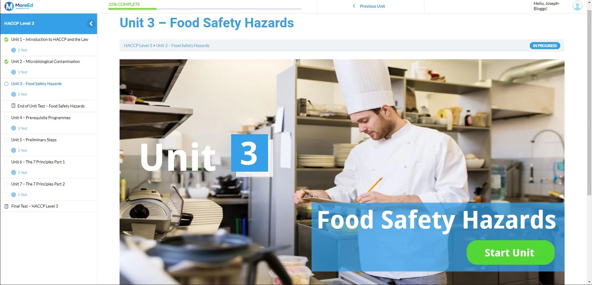 HACCP Level 3 MoreCPD