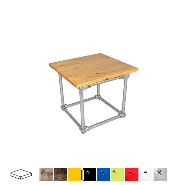 Industrial Square Coffee Table More Furniture Hire