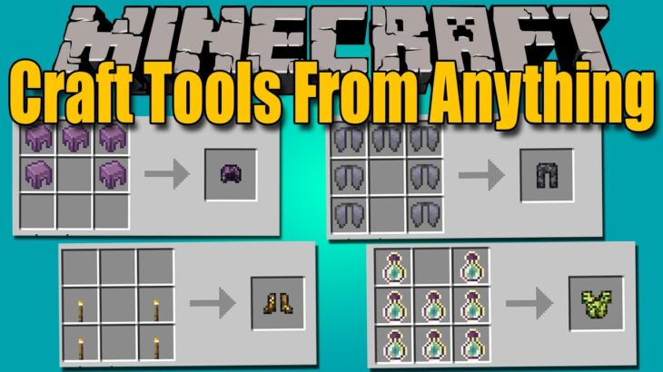 CRAFT TOOLS FROM ANYTHING MOD Craftea ABSOLUTAMENTE todo en Minecraft