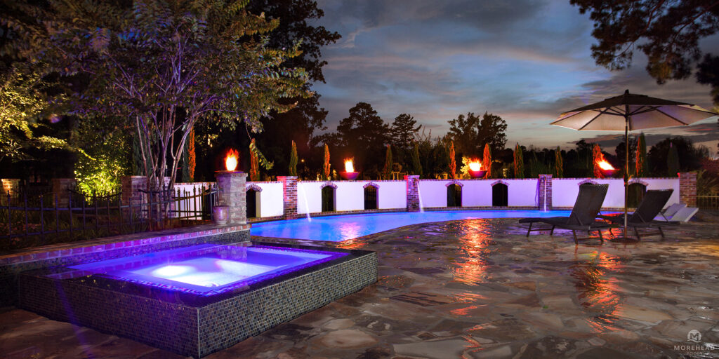 Pool Lighting Ideas Create The Right Ambiance Morehead Pools