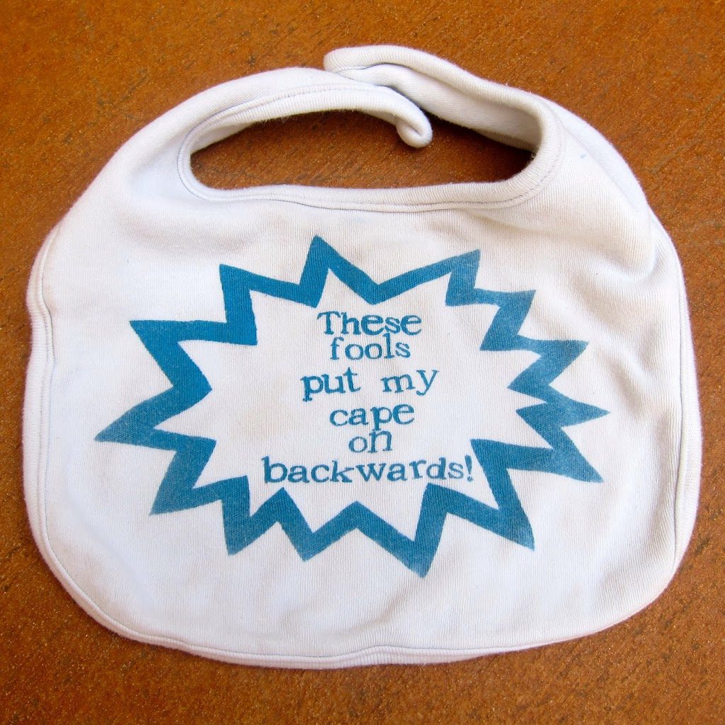 Funny Baby Bib DIY Gift for New Parents Morena's Corner